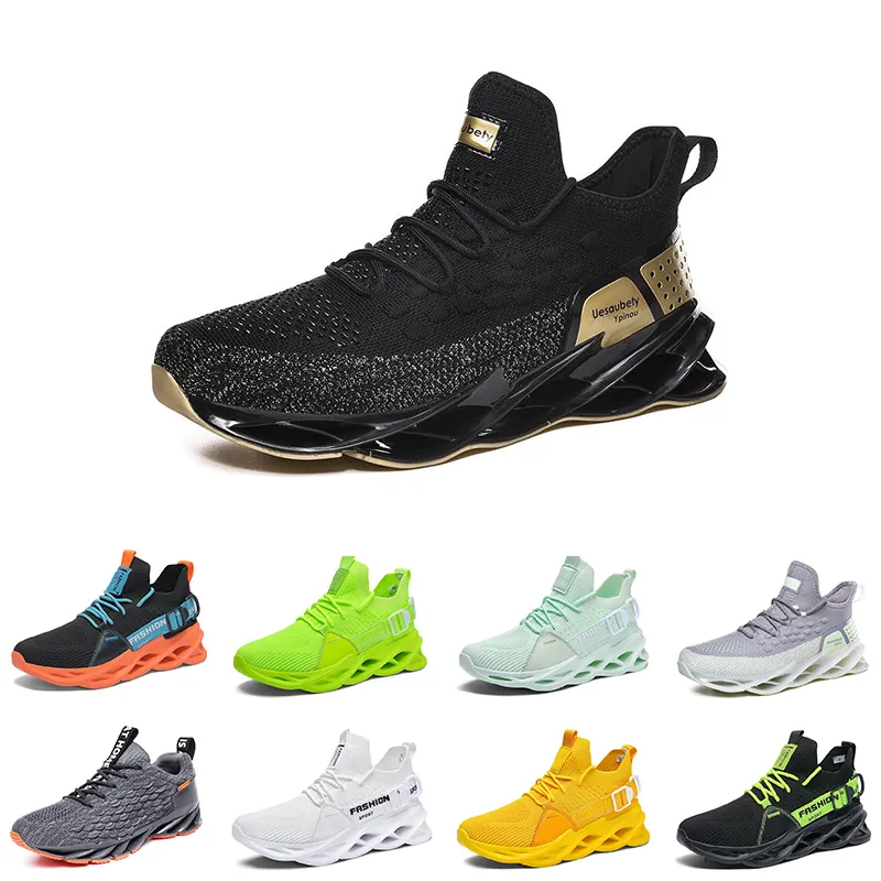 hommes femmes chaussures de course Triple noir jaune rouge lemen vert Cool gris hommes formateurs baskets de sport quarante cinq