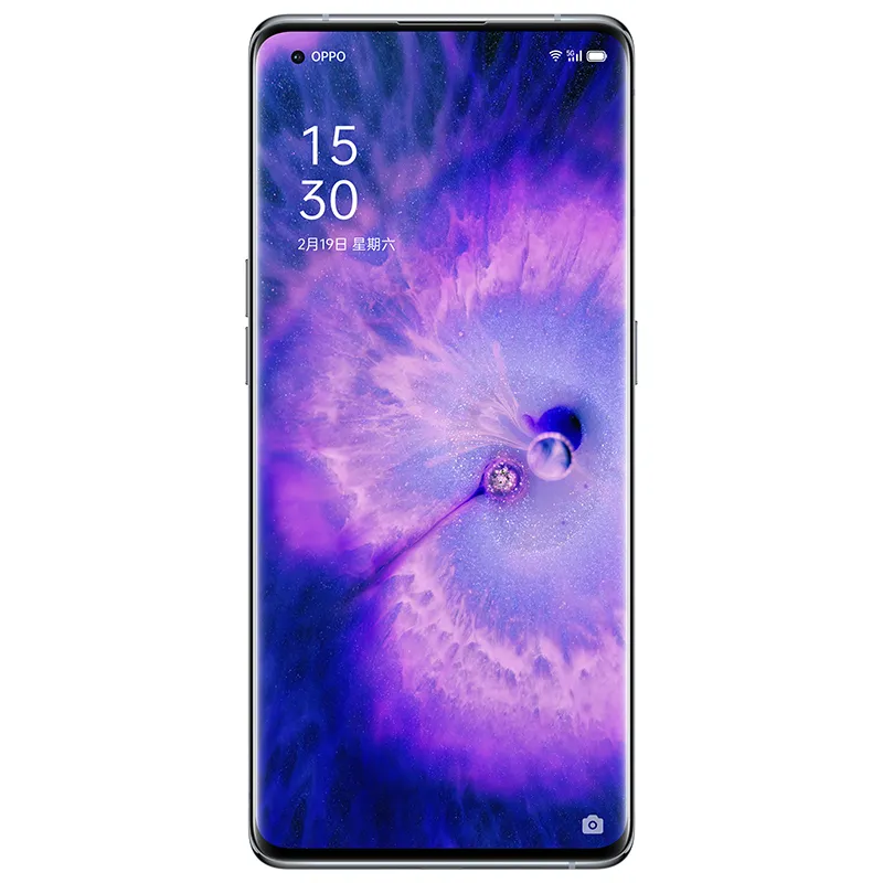 Original Oppo Hitta X5 5G Mobiltelefon 12GB RAM 256GB ROM OCTA Core Snapdragon 888 50.0MP AI Android 6.55 "OLED 120Hz Curved fullskärm Fingeravtryck ID Ansikte Smart Cellphone