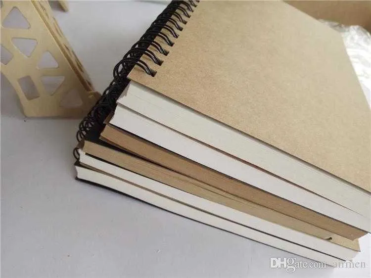 Kraft Paper Notepad Office Supplies High Quality Creative Sketchbook Graffiti Notepads Blank Notebook Hot Sell