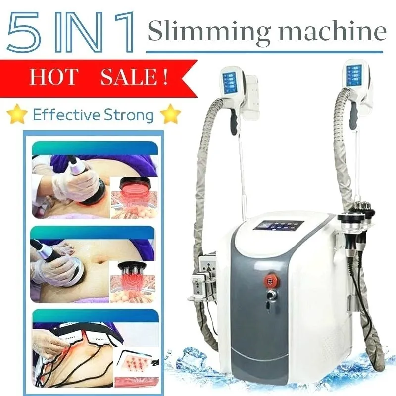 Cool Cryotherapy Machine Waist Slimming Cavitation Rf Equipment Fat Reduction Lipo Laser 2 Cryo Heads Can Work At The Same Time#003