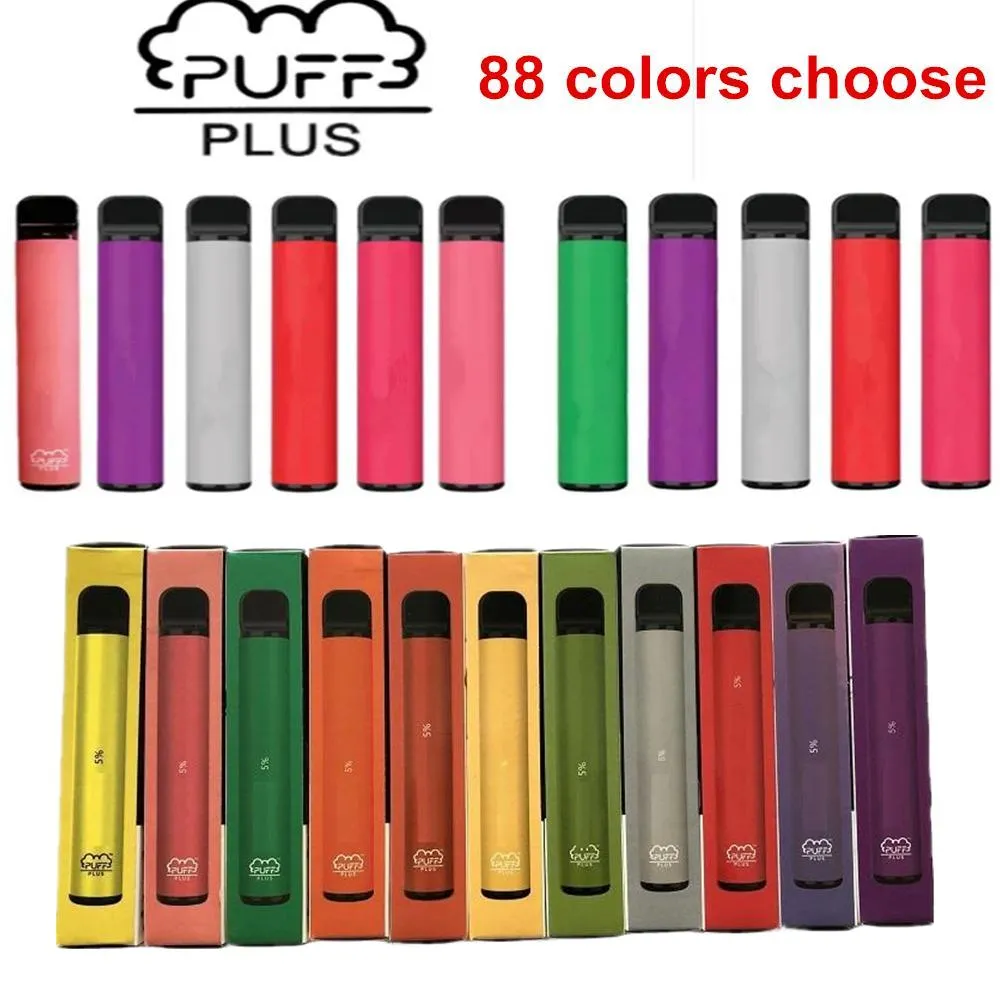 퍼프 플러스 Disabosable Cigarettes vape 펜 800 퍼프 3.2ml 5 % 용량 Tabco 550mAh 배터리 88 색 VS Por Bang XXL Air Bar Max