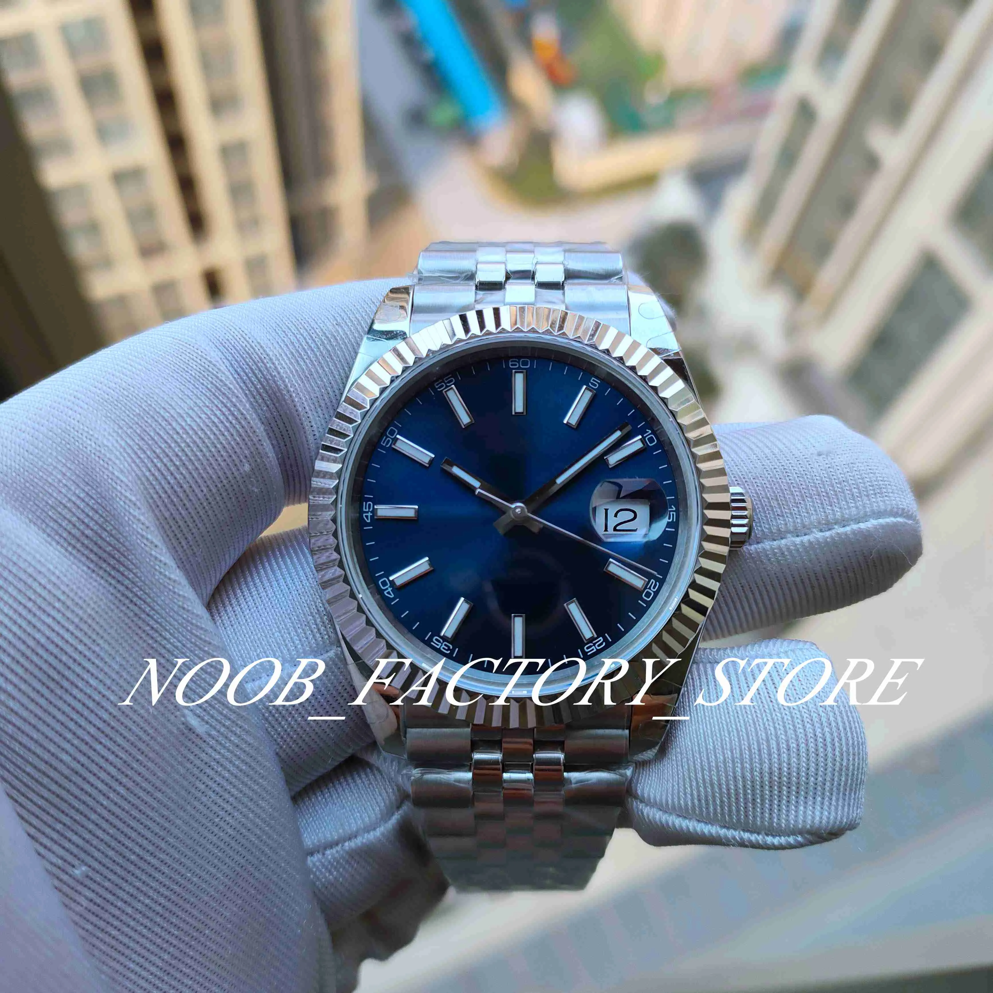 Super BP Factory Version Watch 4 Colour photograph 126334 Automatic Movement Sapphire Glass Blue Dial 41mm Men Watches With Original Plastic Box