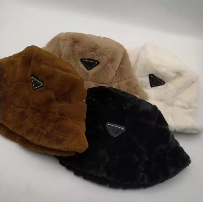 Vinter Bucket Hat Designers Kepsar Herr Dam Baseball Fisherman Hattar Mode Bekvämt plyschmaterial Mössa Cashmere Casual Utomhus Hög kvalitet Keps Många stil