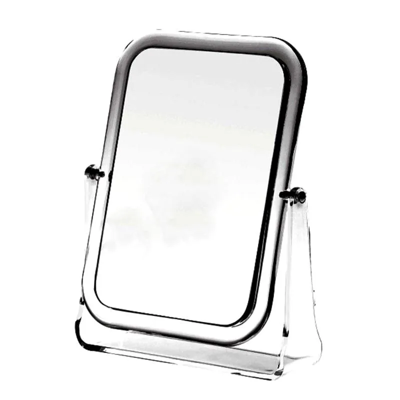 Miroirs Miroir grossissant en acrylique, grossissement 1X/3X double face pivotant à 360 degrés salle de bain miroir de courtoisie YAC032