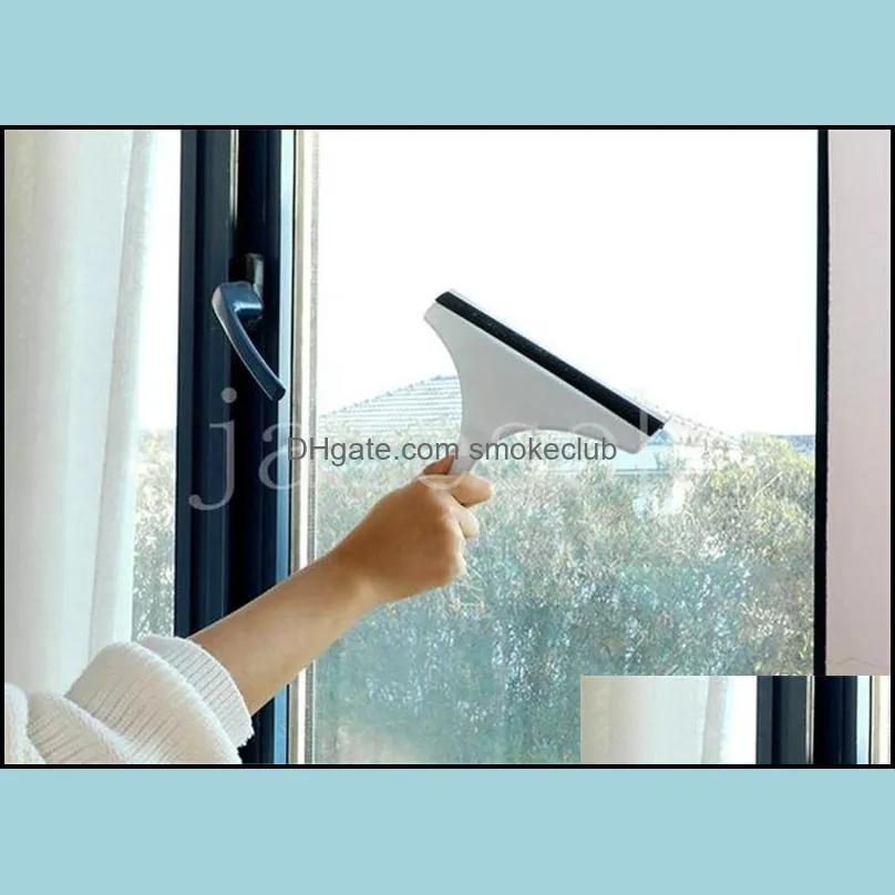 Glass Wipers Cleaner Home Window Cleaning Tool Artifact Scraper Rubber Single-sided Wipe Bathroom Mirror dd848