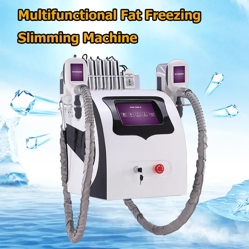 Cryolipolysfettfrysning Slim Machine Kavitation 40 K Kroppsformning RF Skin Dra åt ultraljuds rynkning