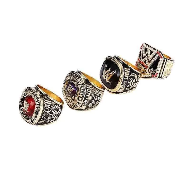 American profsional wrtling championship Hall of fame 2004 2008 2018 2016 w Ring Set + wooden box