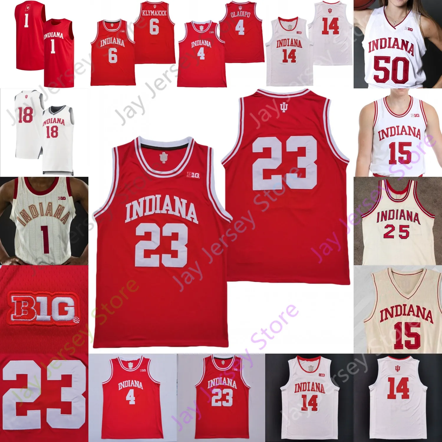 Indiana Hoosiers Basketballtrikot NCAA College Oladipo Khristian Lander Trayce Jackson-Davis Geronimo Tamar Bates Logan Duncomb Miller Kopp