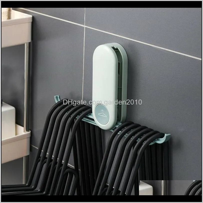 1 pcs clothes hanger rack 3d space saving portable plastic hook magic closet