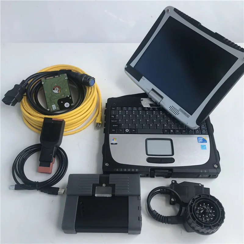 for bmw icom a2 Diagnostic tool d 4.45 p 3.72 newest 2023.09 HDD expert mode in cf19 laptop