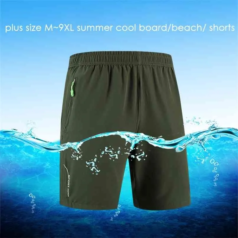 Zomer Shorts Mannen Casual Dunne Workout Beach Board Mens Jogging Running Korte Broek Bermuda Masculina Plus Size 8XL 9XL 210713