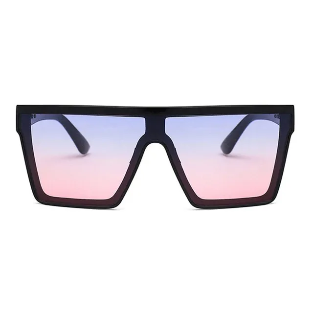 Классические старинные квадратные солнцезащитные очки женщины сиамские негабаритные солнцезащитные очки женщин