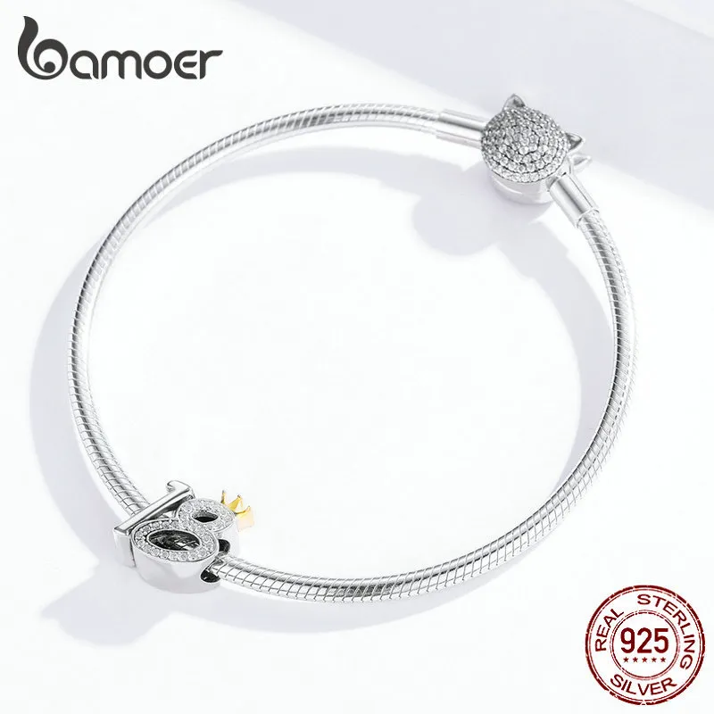 Abalorio de plata de ley 925 auténtica para brazalete, cuenta de ceremonia para adultos de 18 años con CZ transparente, joyería DIY BSC131 210512249e