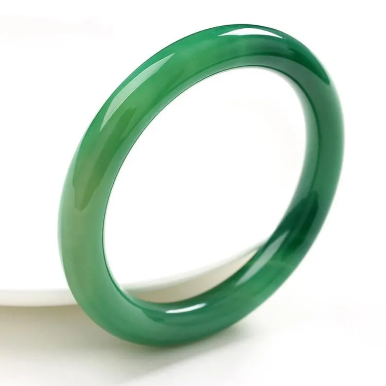 Другие браслеты 100% настоящие нефритовые браслеты 7a зеленый браслет добавить сертификат jadeite