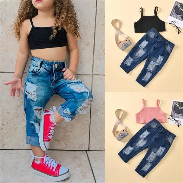 Pantalones rotos niña 2025