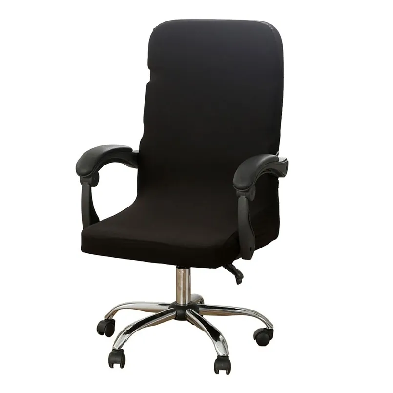 M / L Storlekar Office Stretch Spandex Chair Cover Anti-Dirty Computer SEAT COVER Avtagbara slipkovers för S 211116