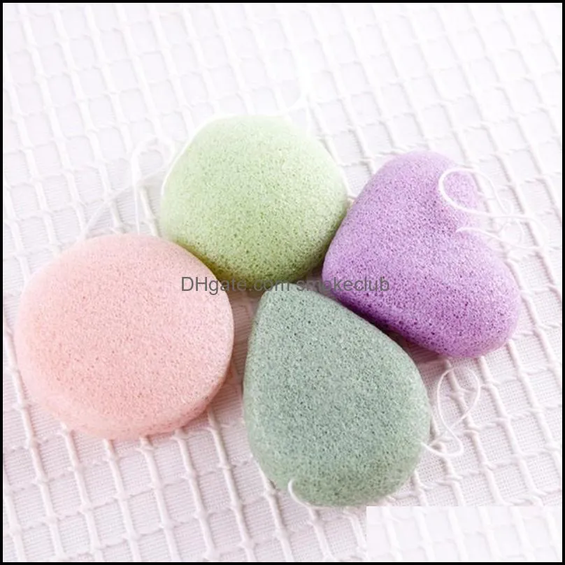 Konjac Sponge Puff Herbal Facial Sponges Pure Natural Konjac Vegetable Fiber Making Cleansing Tools For Face And Body