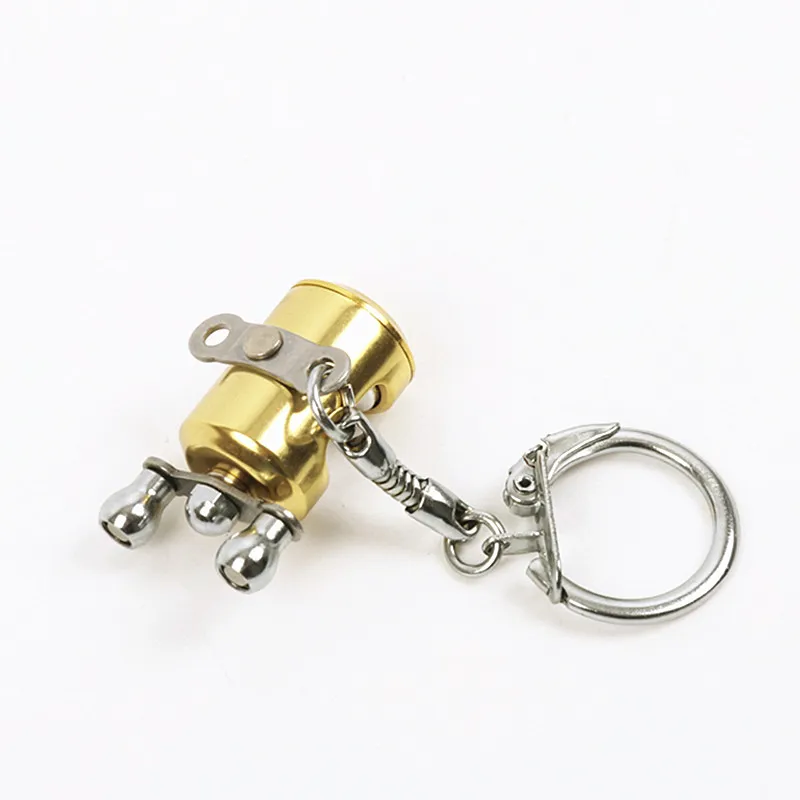 Gold Fish Wheel Gearbox Keychain With Spinning Reel And Key Ring Miniature Fishing  Reels For Fishermen From Dasilva, $4.74