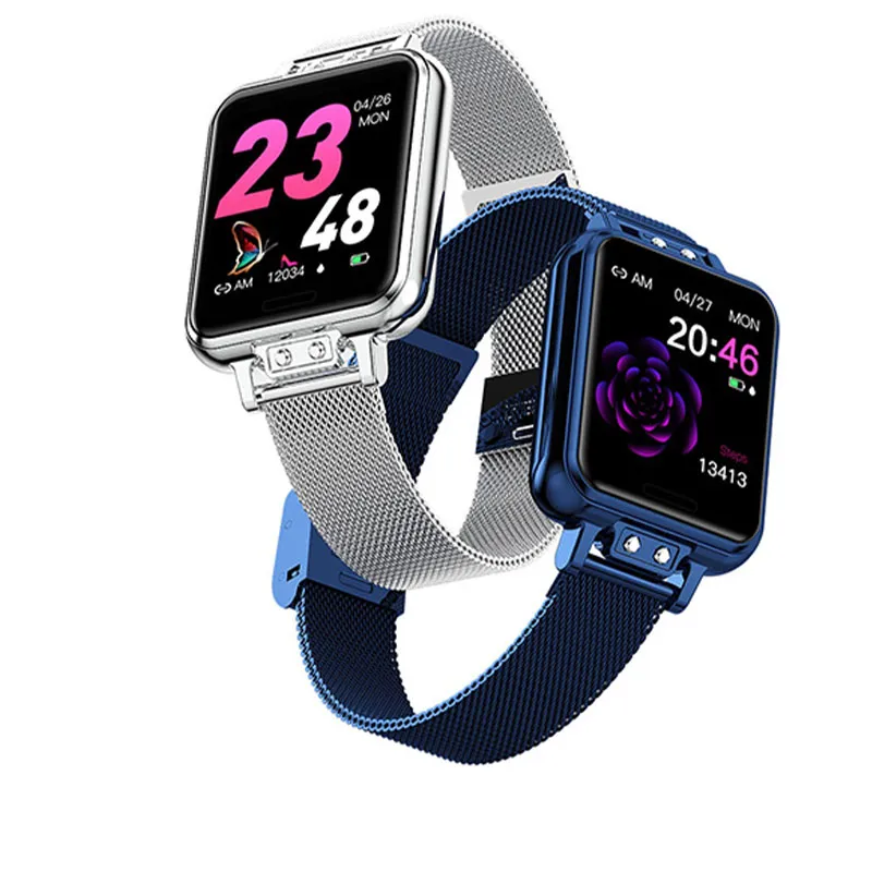 NBZ09 NBZ09 Smart Watch Fitness Pressão Sanguínea Monitor de Coração Monitor Pedômetro Cardio Pulseira Homens Mulheres SmartWatch para iOS Android
