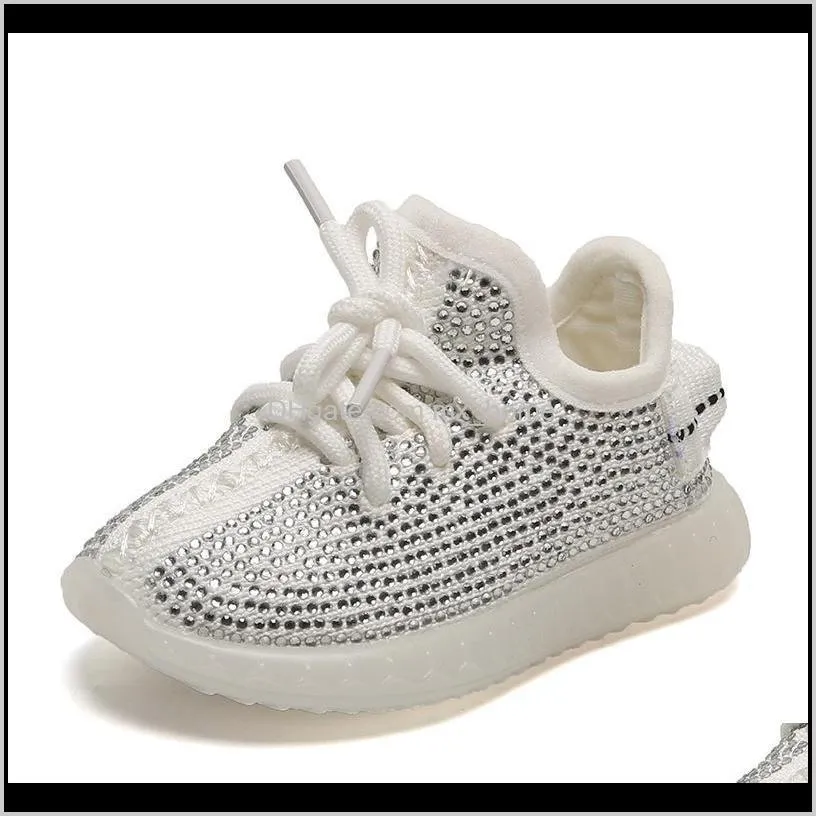 rhinestone baby sneakers autumn 0-2 years boy coconut sports girls toddler soft bottom children`s shoes 201202