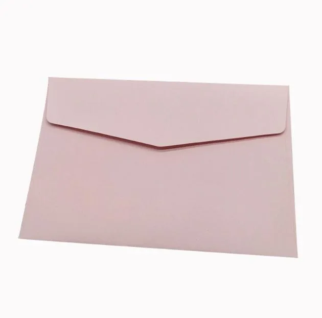 Briefkaart Envelop Bruiloft Uitnodigingen Wenskaart Zakelijke Uitnodigingen Kaarten Enveloppen DIY Solid Color Packing Supplies