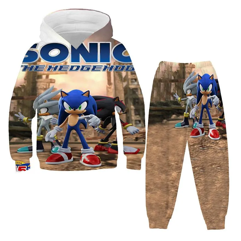 Sonic the Hedgehog Meninos Meninas Camisetas Anime Desenhos