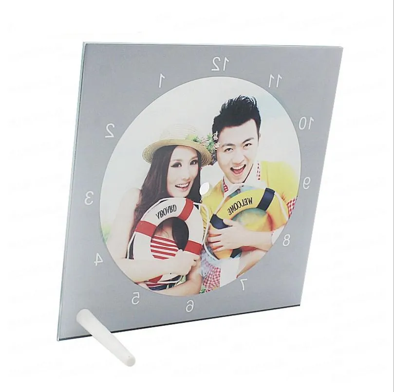 Creative decoration Sublimation glass painting photo frame DIY thermal transfer photos frames Heat sublimated pictures natural Arts and crafts Various shapes