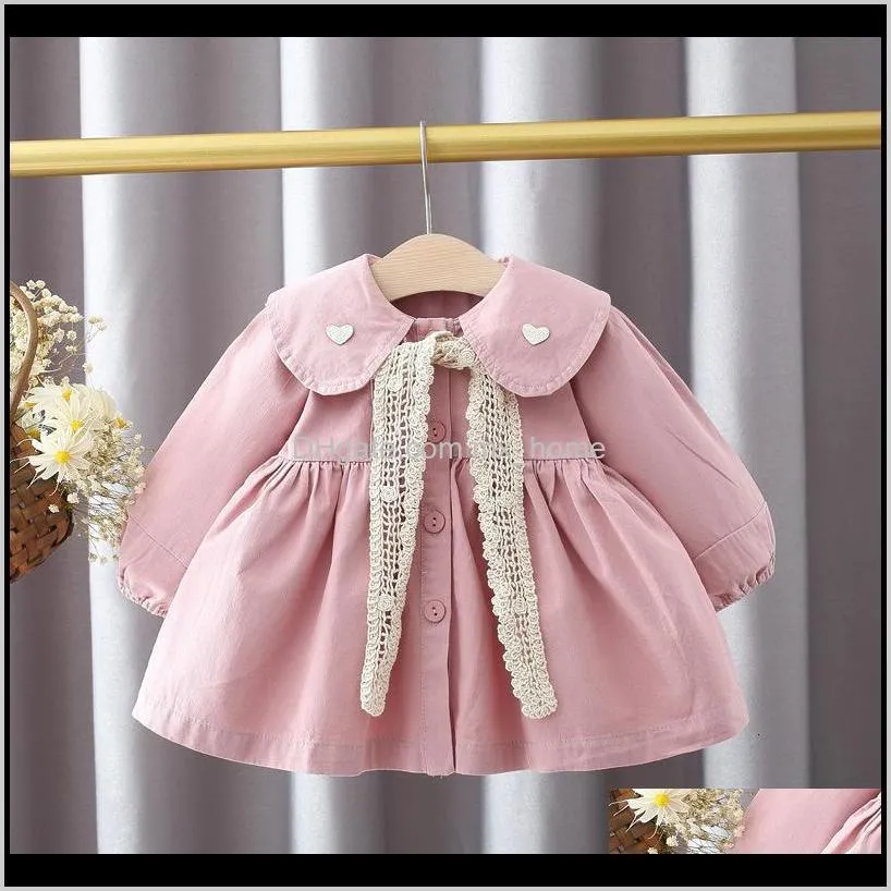 2021 new spring of the newborn clothes fashion baby girl jacket rentals shawl trench outerwear coats 5jzr