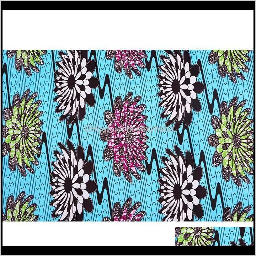 2021 national style polyester wax prints fabric ankara binta real wax high quali shippingty 6 yards african fabric for party