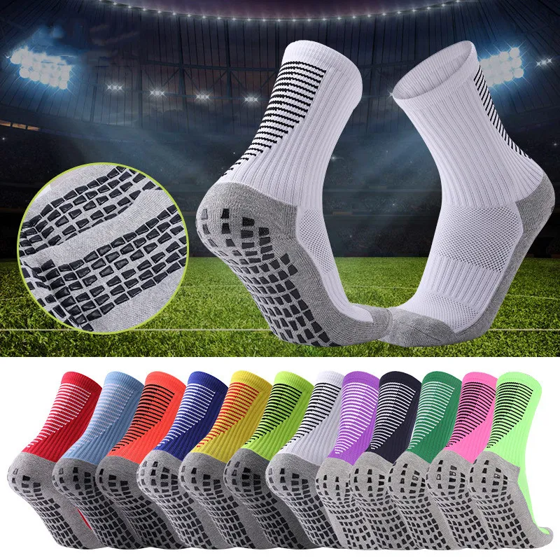 Adult Thick Towel Sole Non-slip Soccer Socks Sports Wear-resistant Mid tube Comfortable and Breathable Football Sock Manufacturer Wholesale