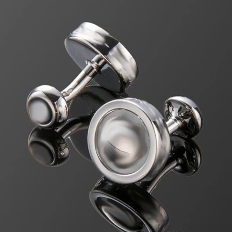 L_M06 Kutulu En Lüks Kol Düğmeleri Erkekler için Klasik Kol Düğmesi Kol Düğmeleri Toptan Fiyat