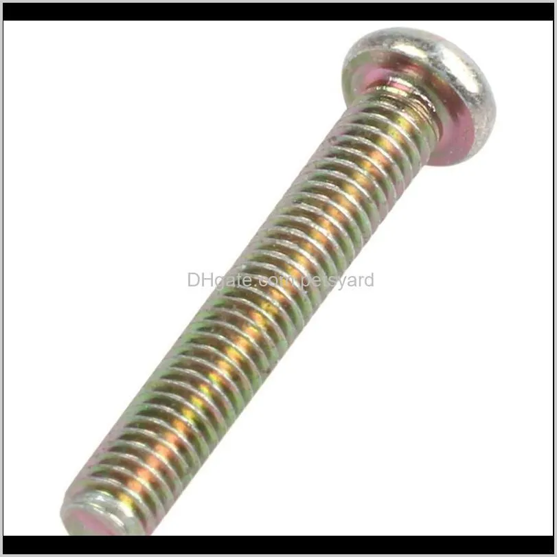 10pcs 35mm cabinet knob kitchen drawer cupboard door handle wooden pull screws, handles & pulls