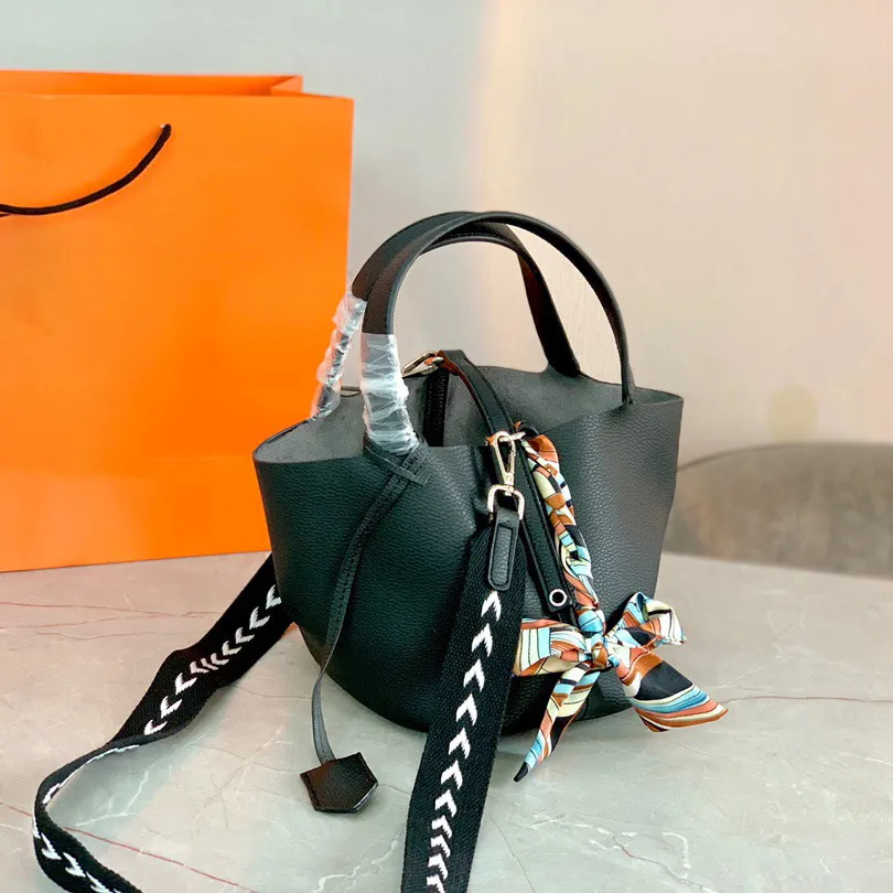 Sac main Black Friday Bag nouveau panier femme Togo seau simple filet rouge sac main
