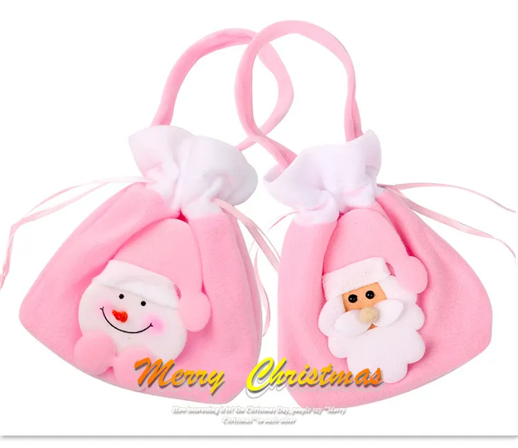 Christmas  bag gift bags Santa Claus handbag adult children decoration holiday props
