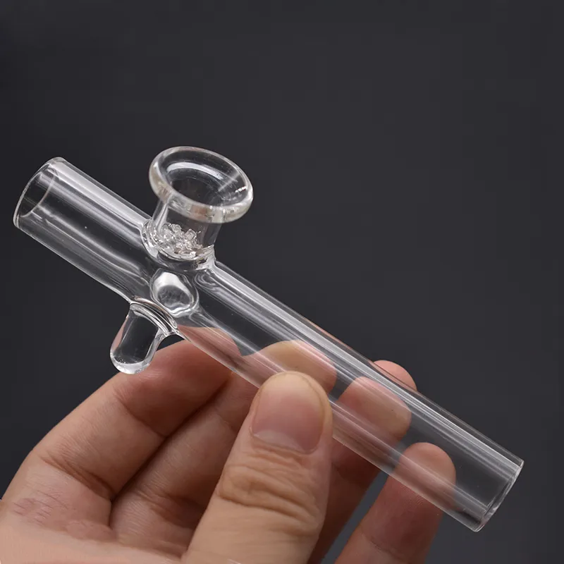 DHL Free Glass Oil Burner Pipe Steamroller Tobacco Dry Herb Pipe 4inch Pyrex Spoon Smoking Water Pipes Smoking Accessories