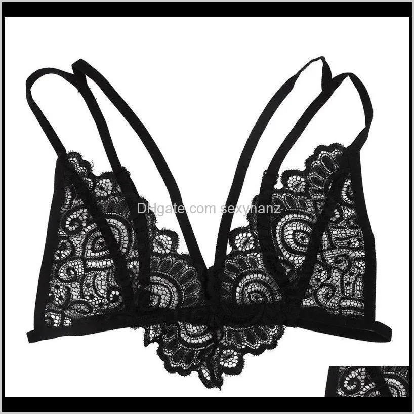 women`s girls lace floral bralette lady crop tops cami unpadded tank tops underwear 1gph#