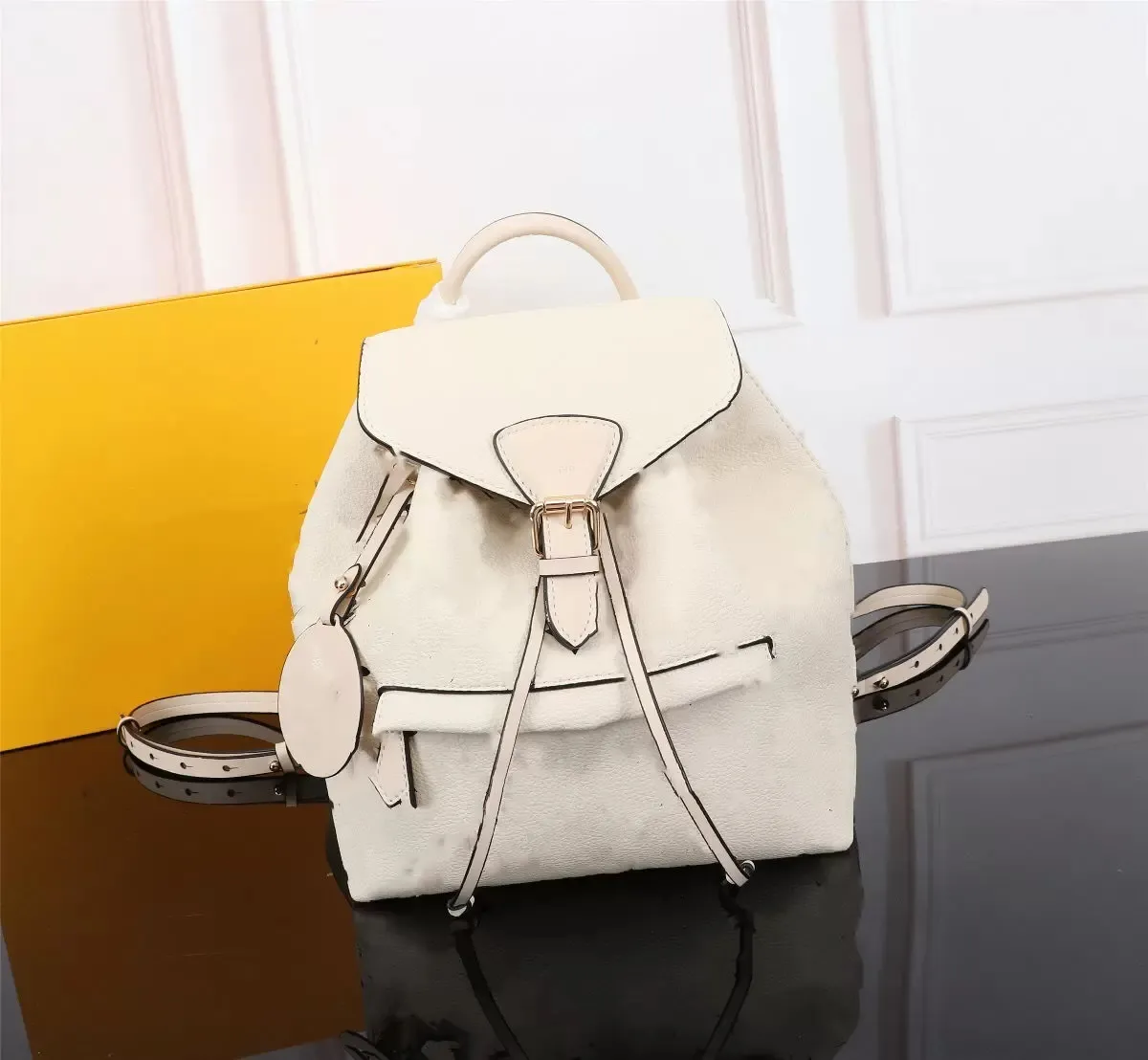 Luxurys fashion bags designer handbags celebrity backpack luxury backpacks famous leather handbag M43432 Size:18x23.5x9cm