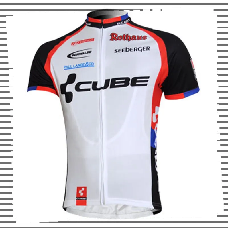 Pro Team Cube Cyclisme Jersey Hommes Été Séchage Rapide Sports Uniforme VTT Chemises Route Vélo Tops Vêtements De Course Vêtements De Sport En Plein Air Y21041274