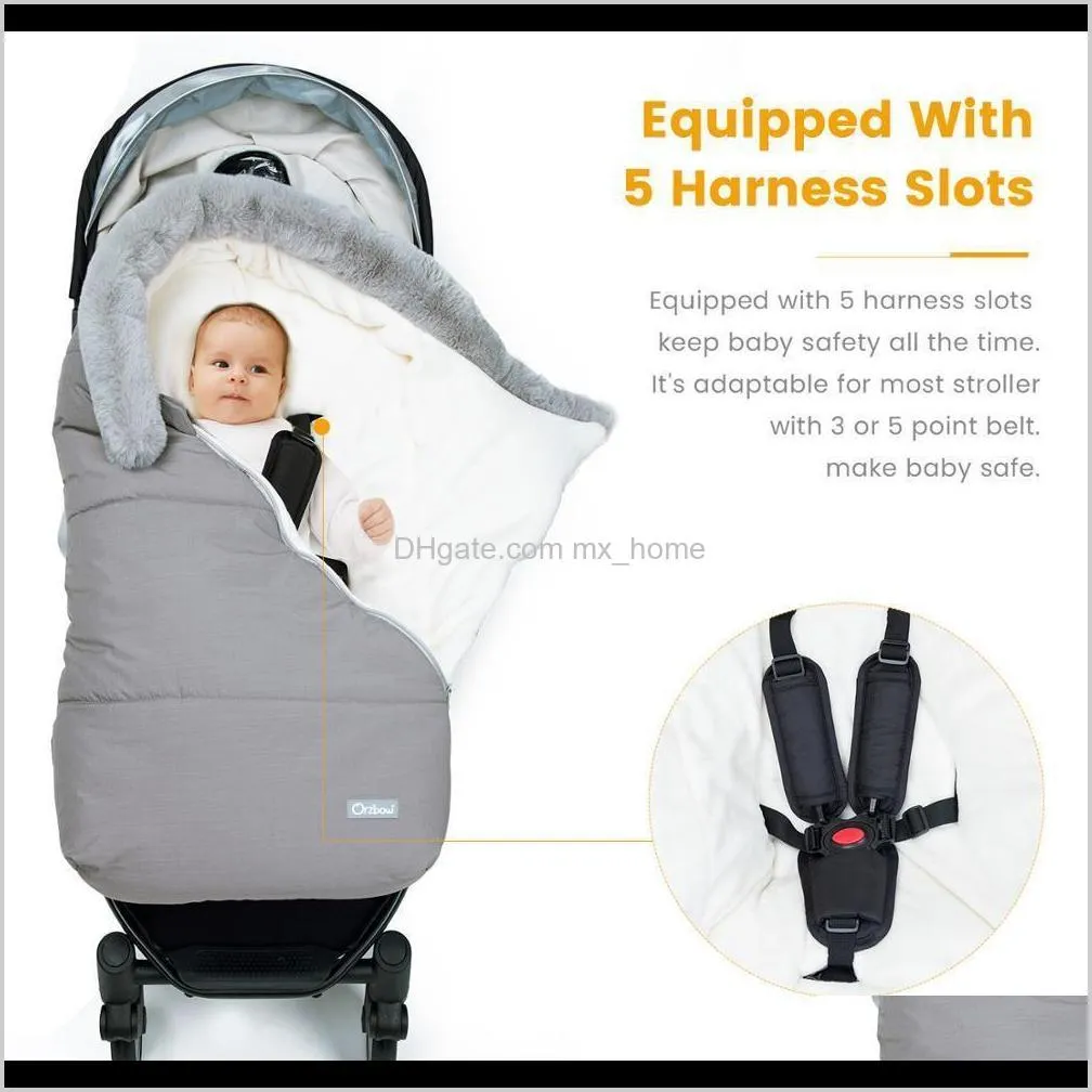 baby stroller sleeping bag winter warm envelopes for newborn thicken stroller sleepsacks infant windproof envelopes sleep sack 201105
