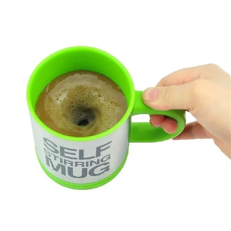 Self Stirring Mug Stainless Steel Coffee Cup with Spoon 17-20 oz Capacity  Handgrip Shape from Dhgate Mugs - price 27.85