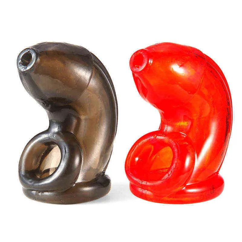 Nxy Cucrings многоразовый пенис рукава презерватив кольцо петух клетка удлинение мужское целомудрие устройство секс игрушки для мужчин взрослые игры выйти из ношения 1206