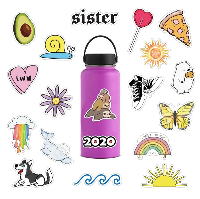 VSCO Girls Ins Vinyl Safety Stickers 75 Pack, Waterproof For Bottle,  Laptop, Car, Planner, Scrapbooking, Phone, Macbook, Guitar, Wall, Helmet  Organizer Decal From Homezy, $2.62