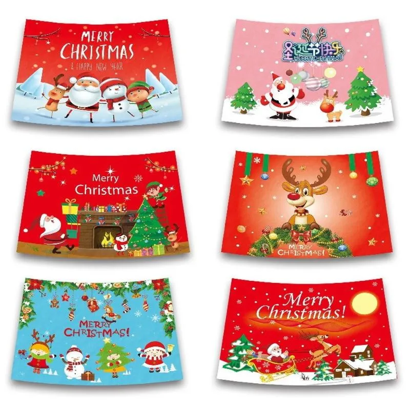 Party Decoration Tapestry Wall Hanging Backgrounds Happy Christmas Background Cloth Snows Santa Claus Home Decor Scene