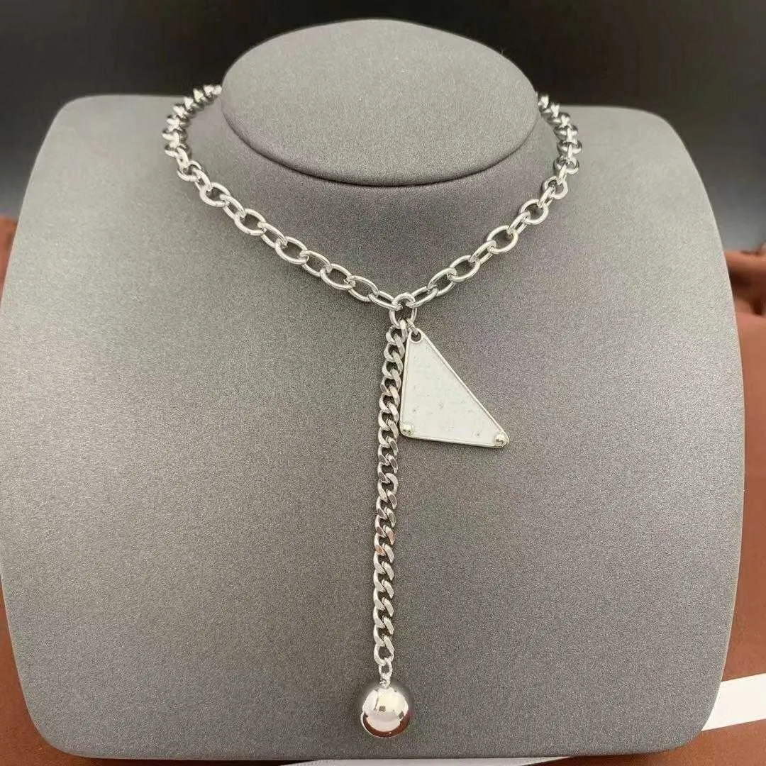 Luxury Pearl Pendant Necklaces Fashion for Man Woman Highly Quality Women Party Wedding Fringes Triangles Lovers gift hip hop jewelry