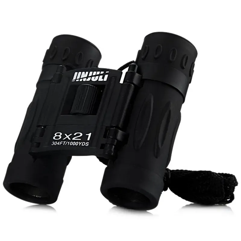 JINJULI 8X21 HD BAK4 Binoculars Telescope Mini Portable Outdoor Birdwatching Spotting