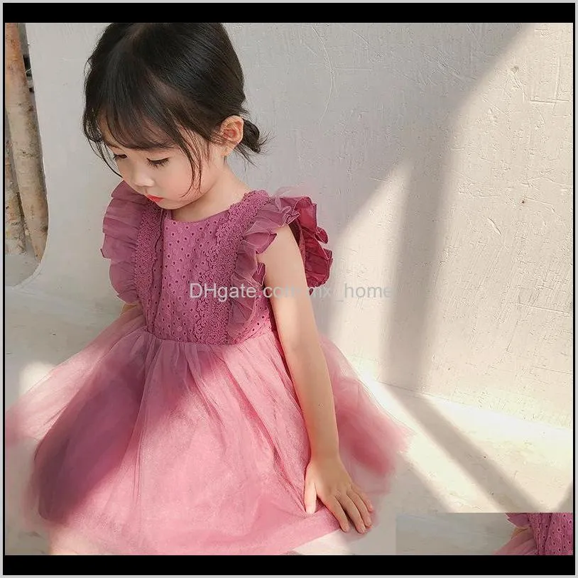 Dresses Clothing Baby Kids Maternity Drop Delivery 2021 Children Of The Child Summer Ed As Girls Birthday Party Clothes Princess Tutu Baby Ed