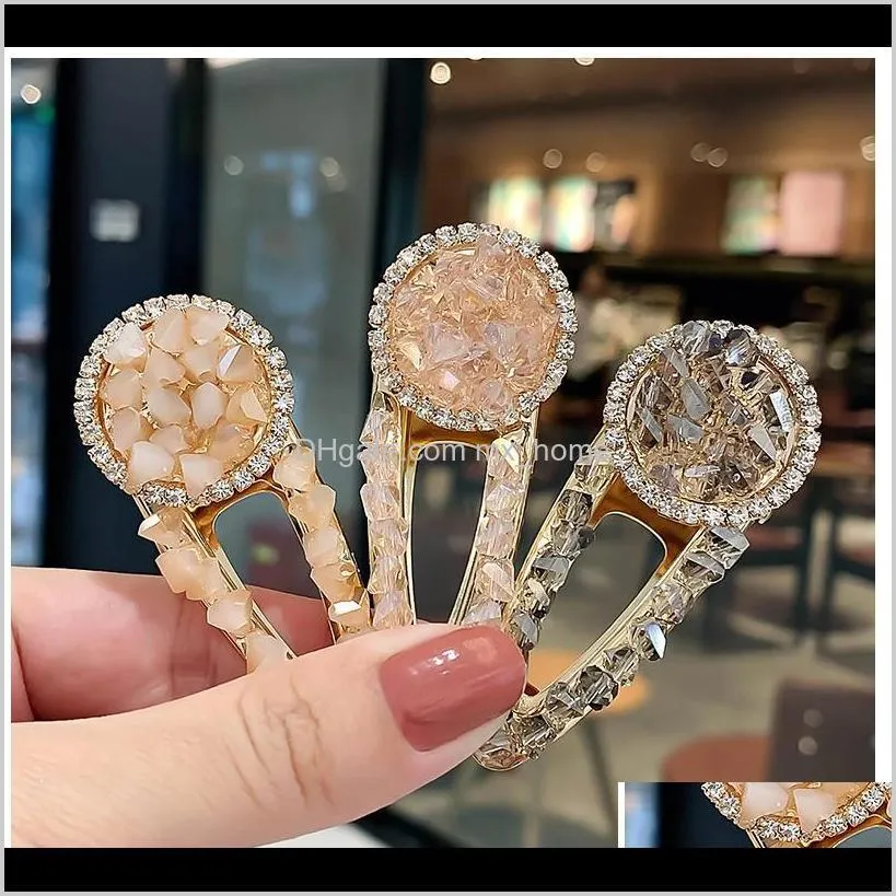 new arrival fashion crystal girls hair clips women hair clips girl princess hair accessories woman headdress