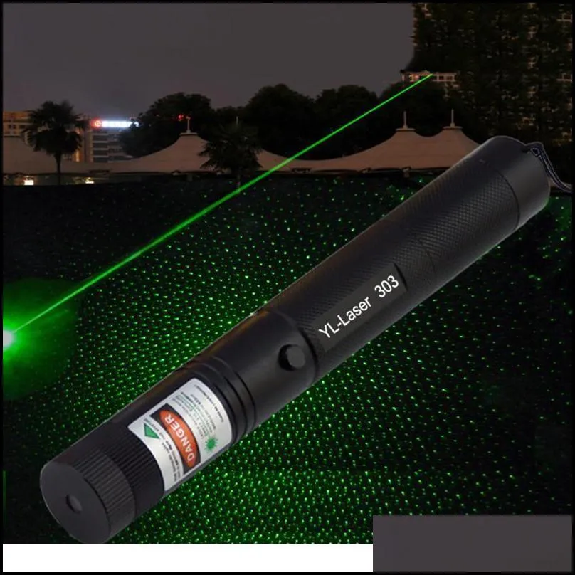 Powerful 532nm Green Laser Pointer Adjustable Focus Strong Visible Light Laser Pen Powerful Laser Point Pen
