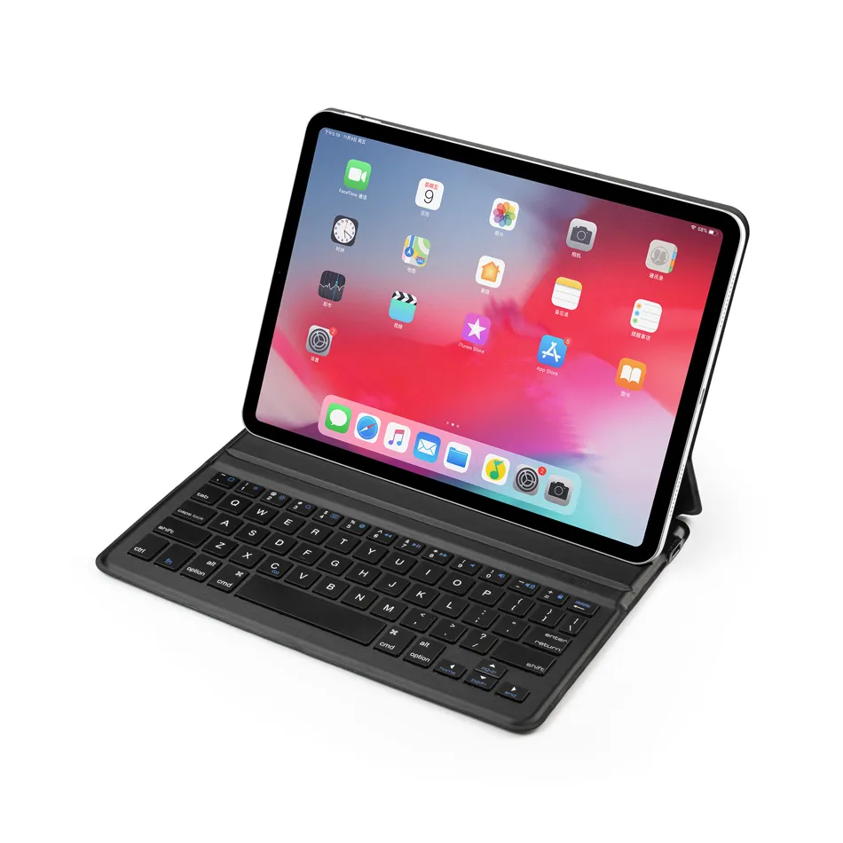 Kablosuz Bluetooth Klavye Kılıf Için iPad Pro 11 inç PU Deri Standı Akıllı Kapak F13 P111