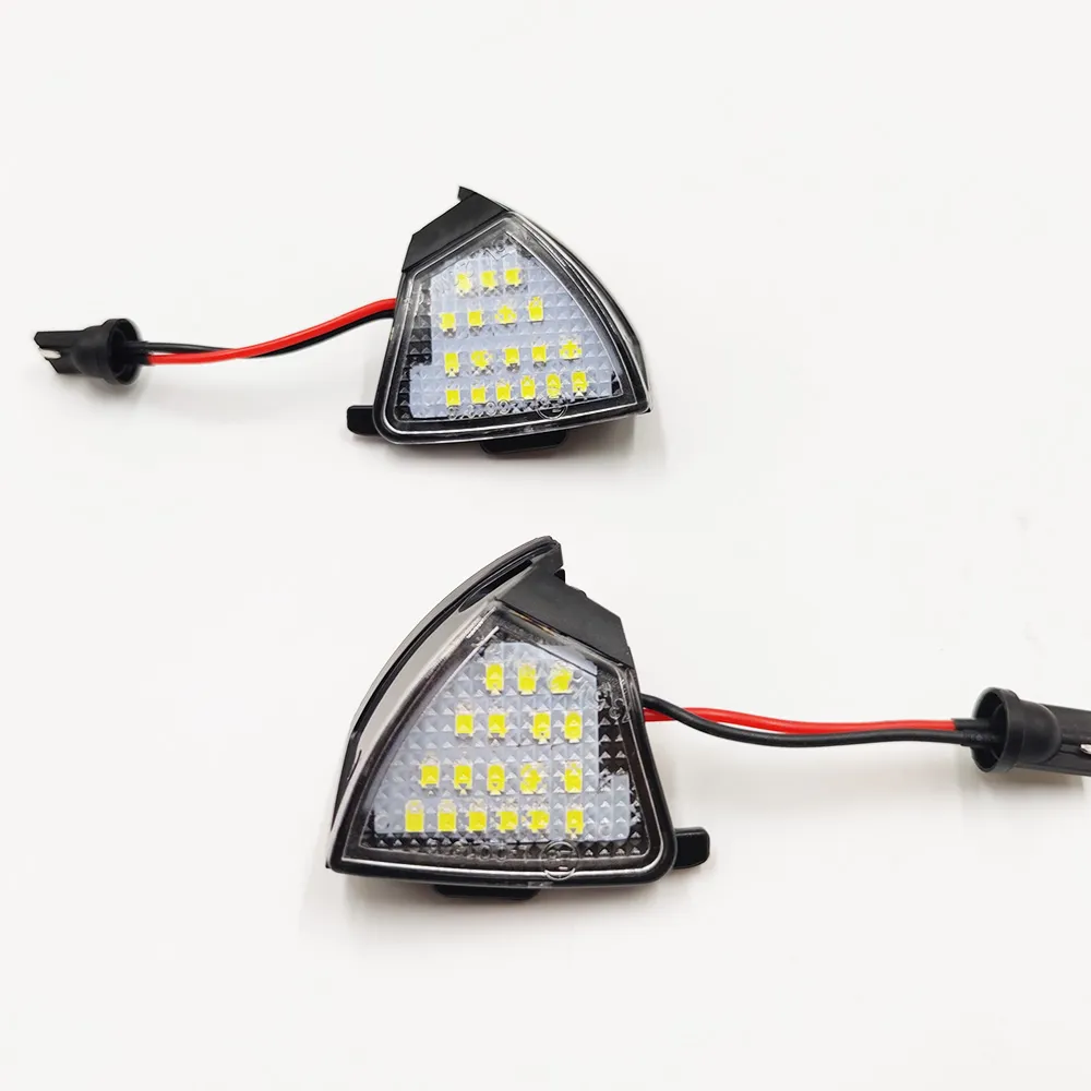 2x LED Under Mirror Puddle Light For VW Passat B7 CC Jetta Beetle Scirocco EOS Under Mirror Welcome Lamp OEM#:3C8945291